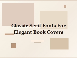 Elegant Book Covers with Classic Serif Fonts